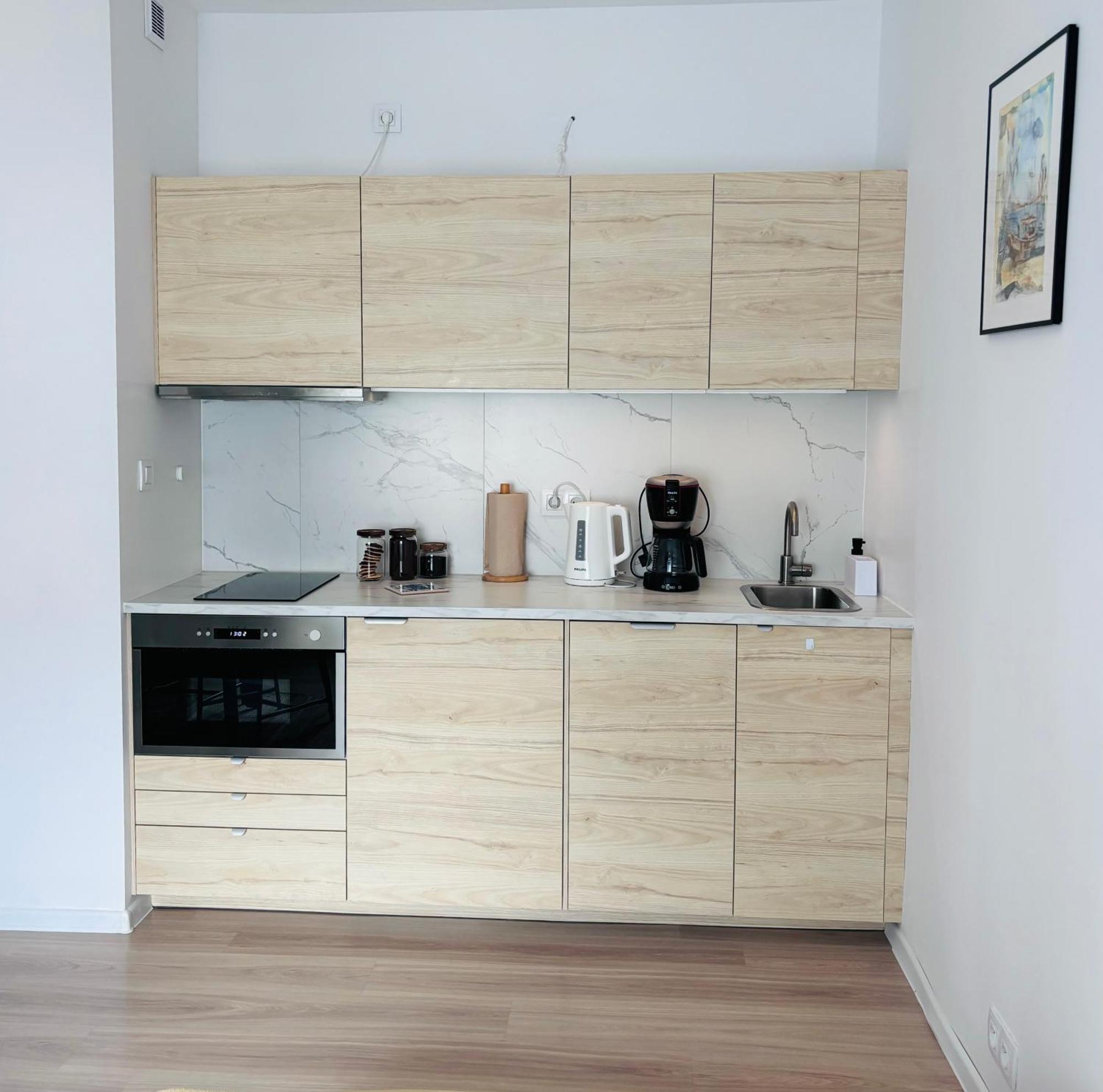 Ferienwohnung Studio W Centrum Wrzeszcza Danzig Exterior foto